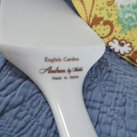 Cake Plate and Server Andrea by Sadek Set - Picture 5 of 6